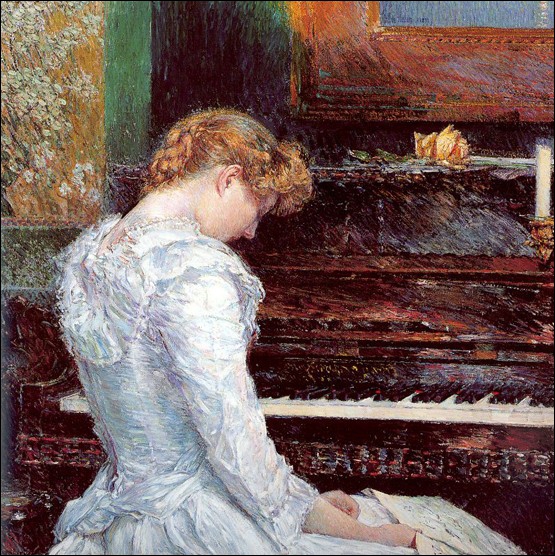 femme au piano